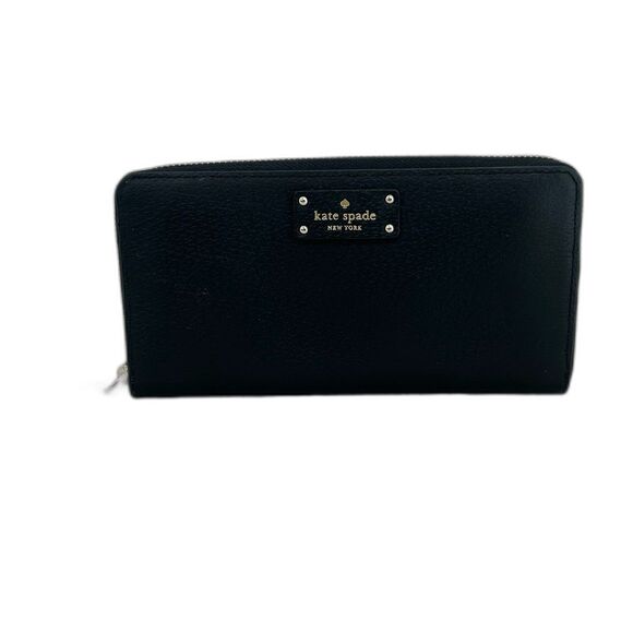 Kate Spade Wallet Women's Color Black New York Grove Street Neda Leather - Picture 1 of 12